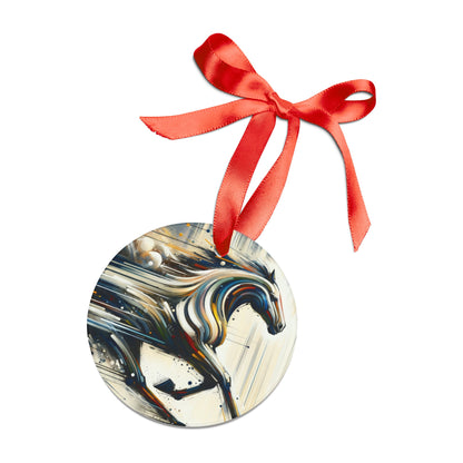 Hyperlinked Horsepower Gallop Acrylic Ornament with Ribbon - ATUH.ART