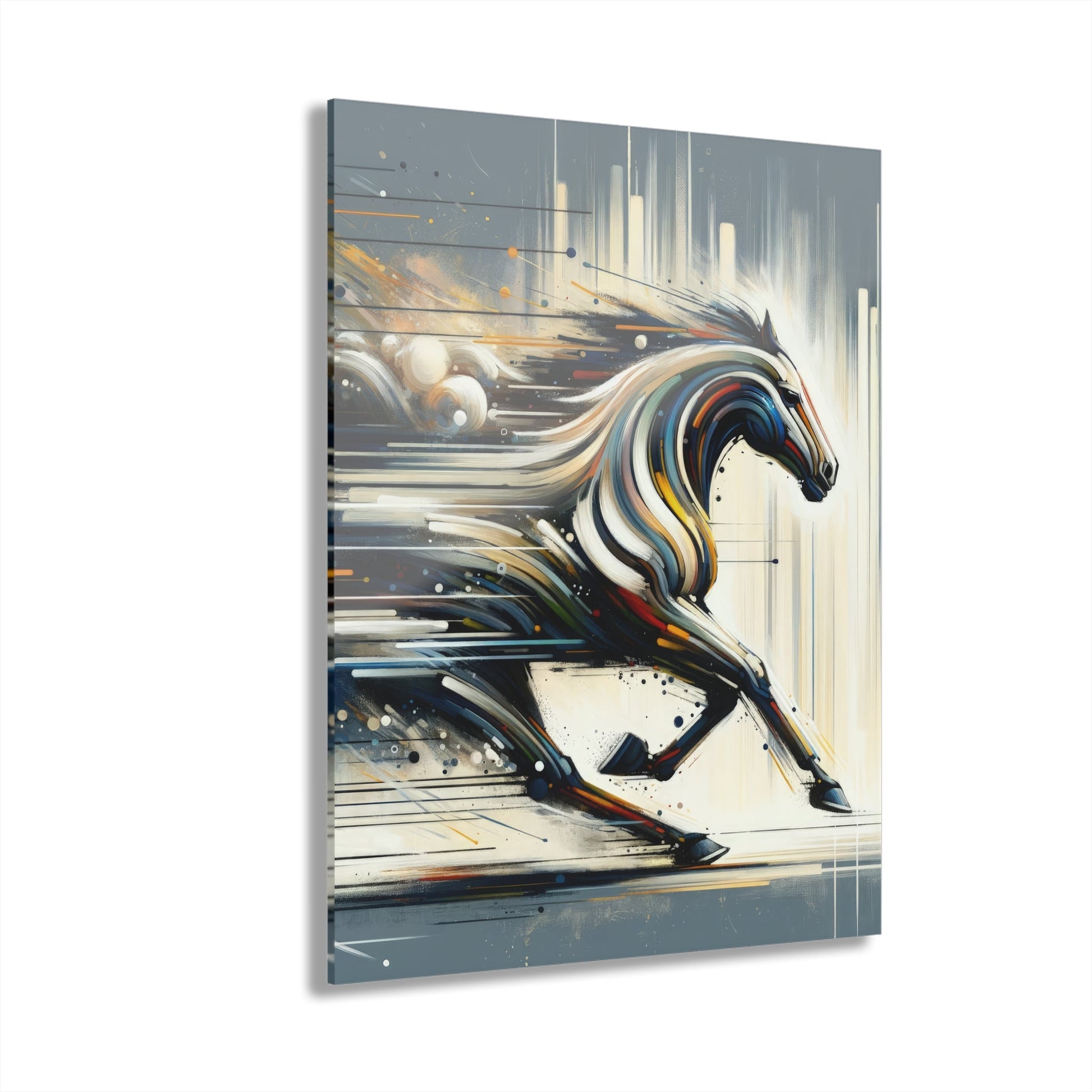Hyperlinked Horsepower Gallop Acrylic Prints (French Cleat Hanging) - ATUH.ART