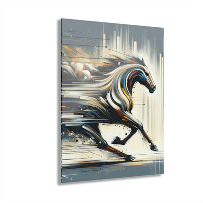 Hyperlinked Horsepower Gallop Acrylic Prints (French Cleat Hanging) - ATUH.ART