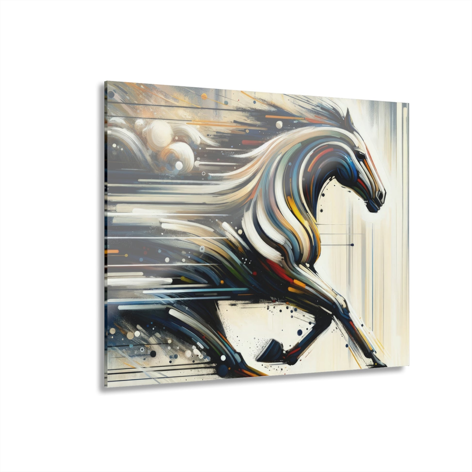 Hyperlinked Horsepower Gallop Acrylic Prints (French Cleat Hanging) - ATUH.ART
