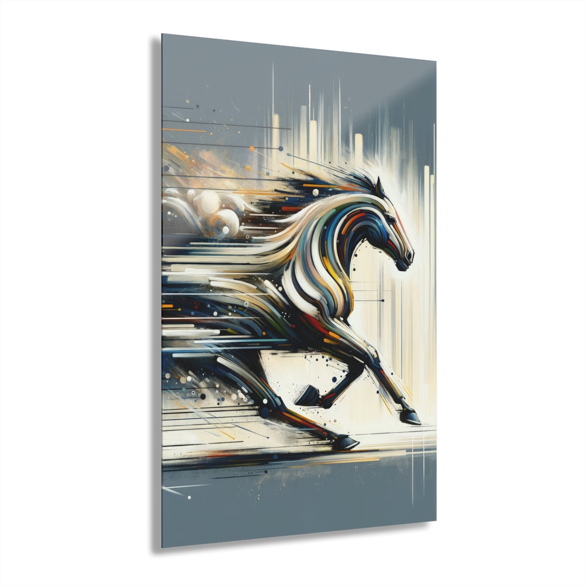 Hyperlinked Horsepower Gallop Acrylic Prints (French Cleat Hanging) - ATUH.ART
