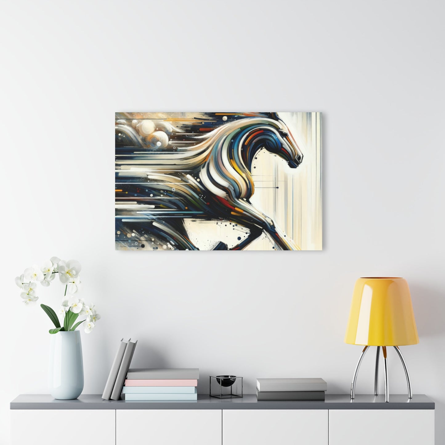 Hyperlinked Horsepower Gallop Acrylic Prints (French Cleat Hanging) - ATUH.ART
