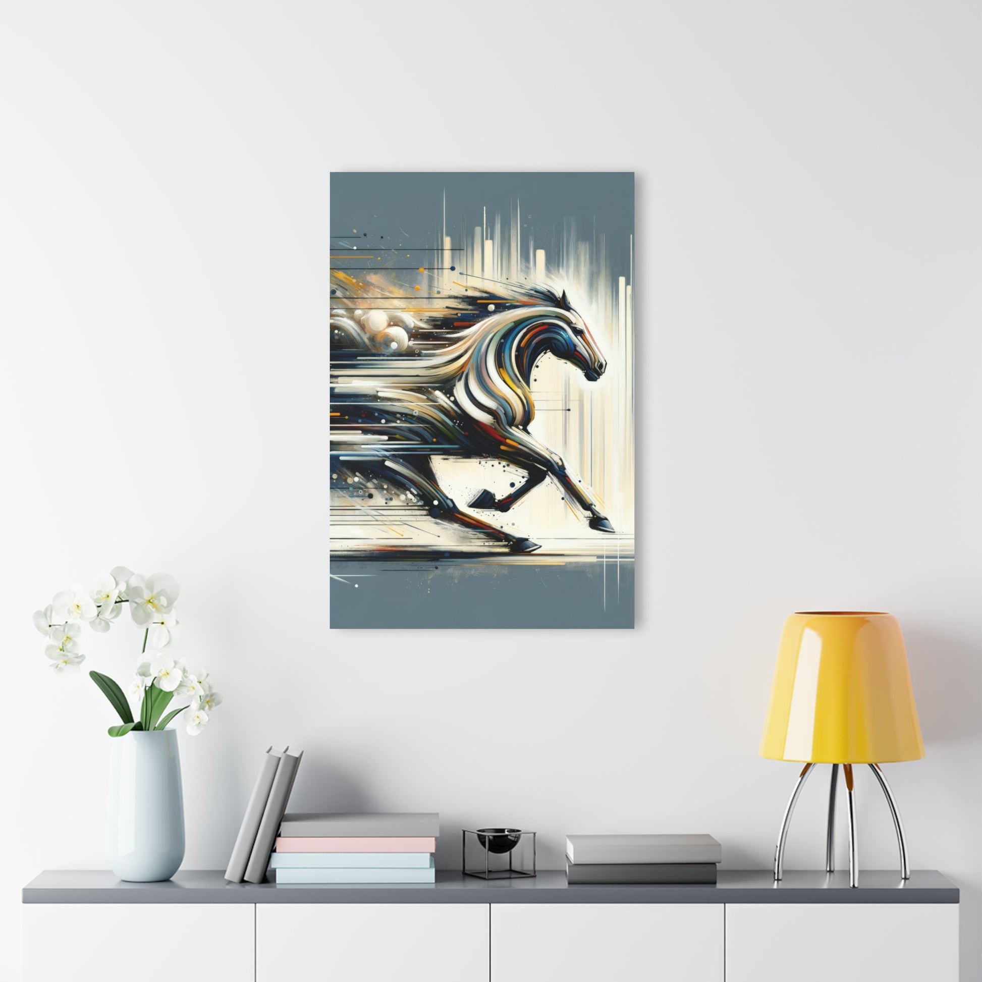 Hyperlinked Horsepower Gallop Acrylic Prints (French Cleat Hanging) - ATUH.ART