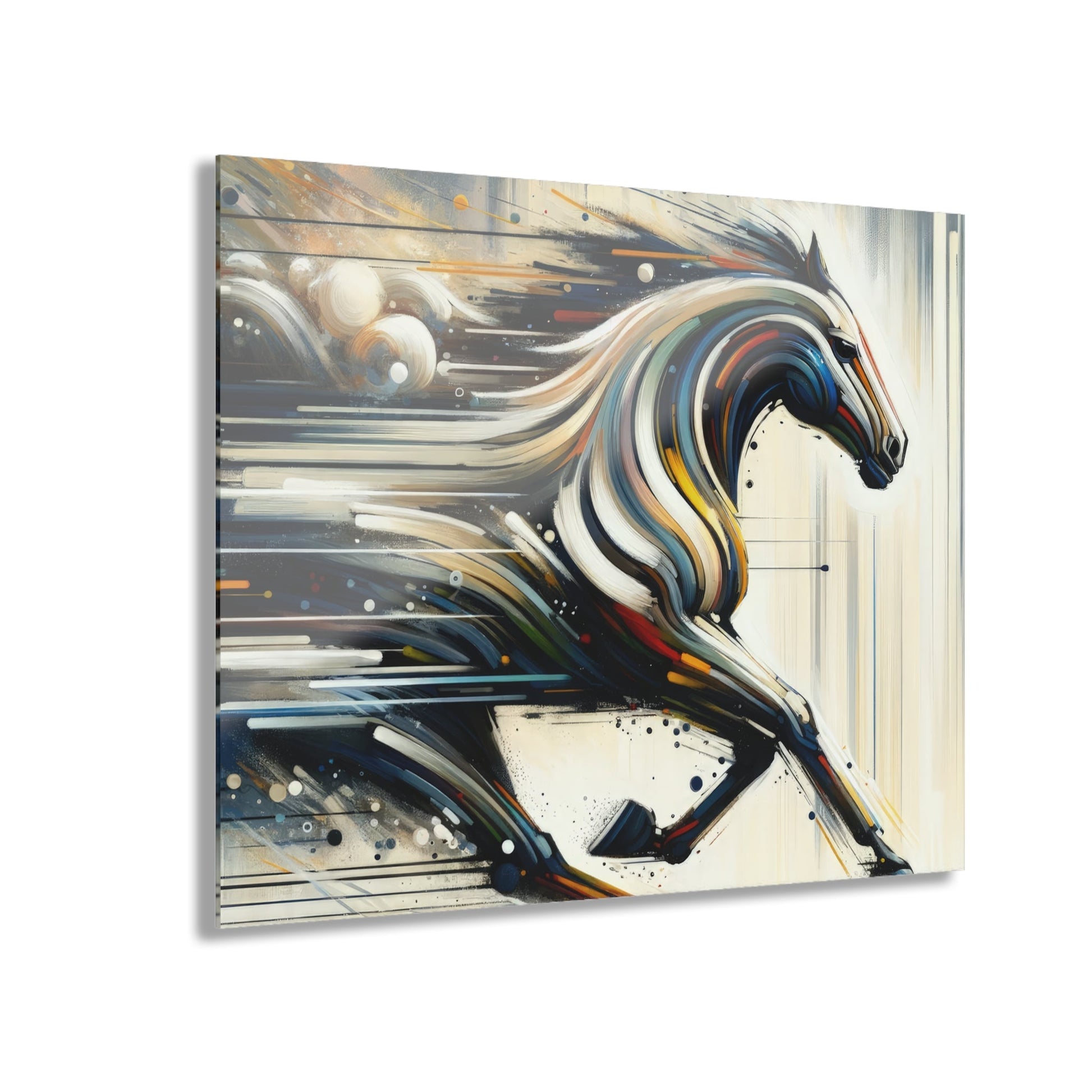 Hyperlinked Horsepower Gallop Acrylic Prints (French Cleat Hanging) - ATUH.ART
