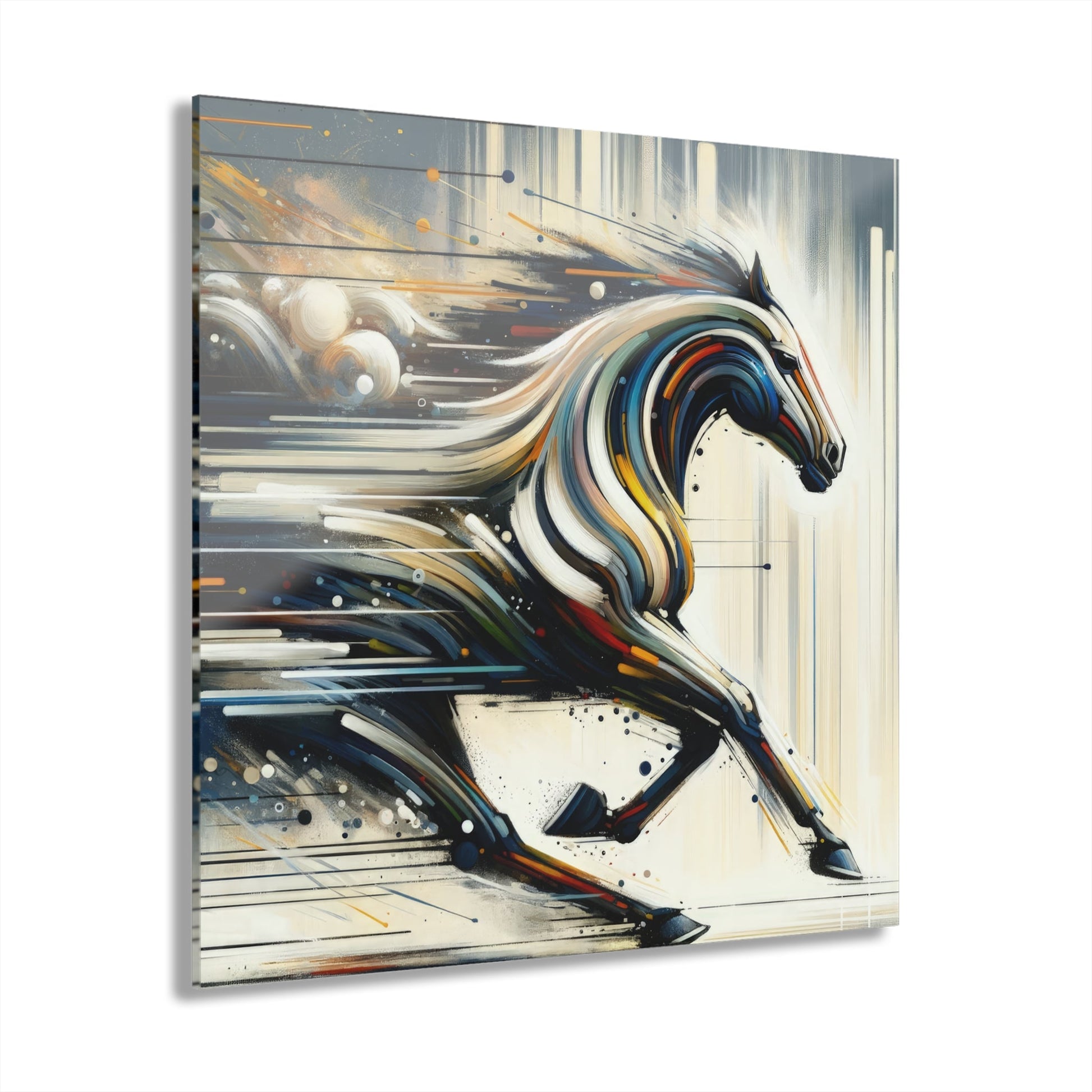 Hyperlinked Horsepower Gallop Acrylic Prints (French Cleat Hanging) - ATUH.ART