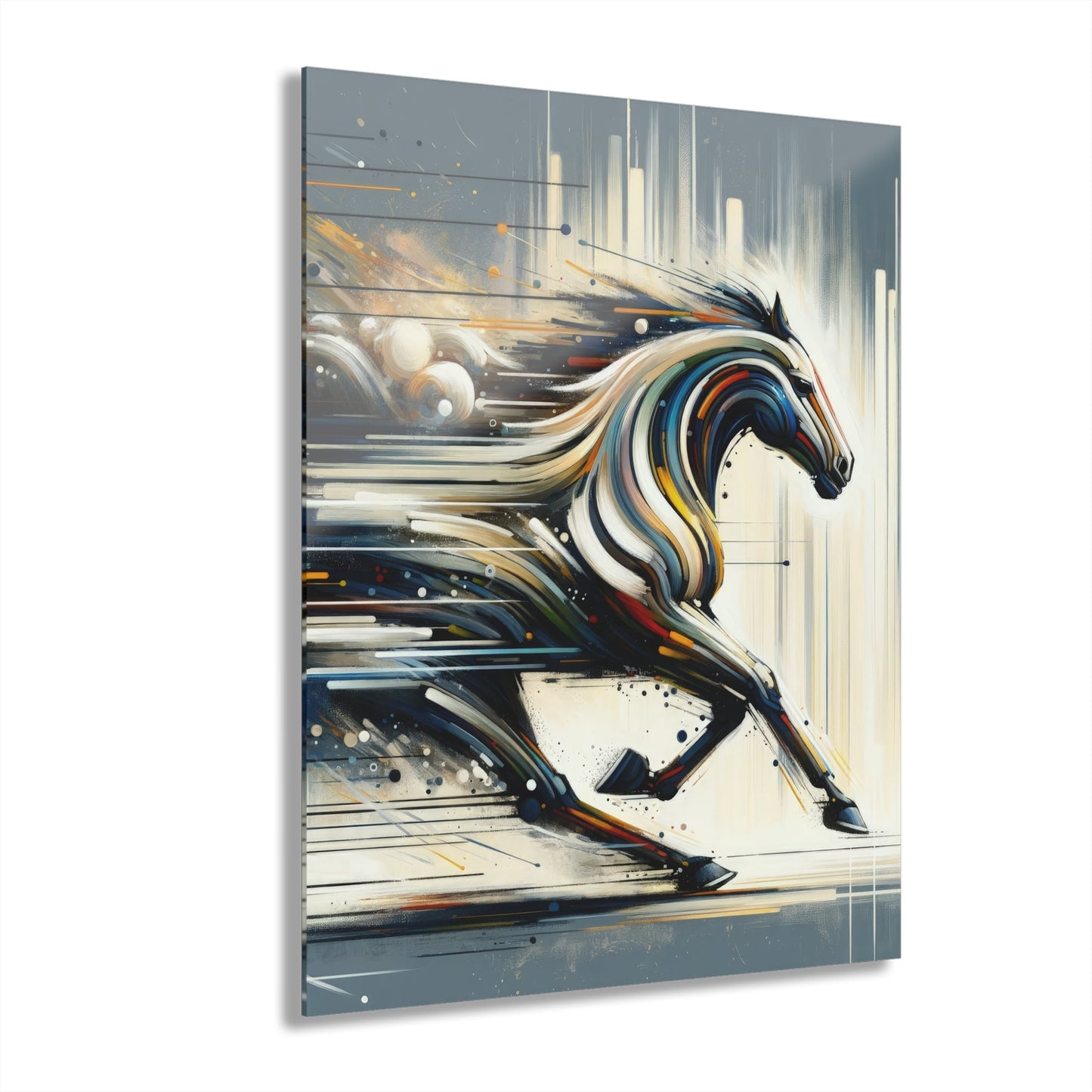 Hyperlinked Horsepower Gallop Acrylic Prints (French Cleat Hanging) - ATUH.ART