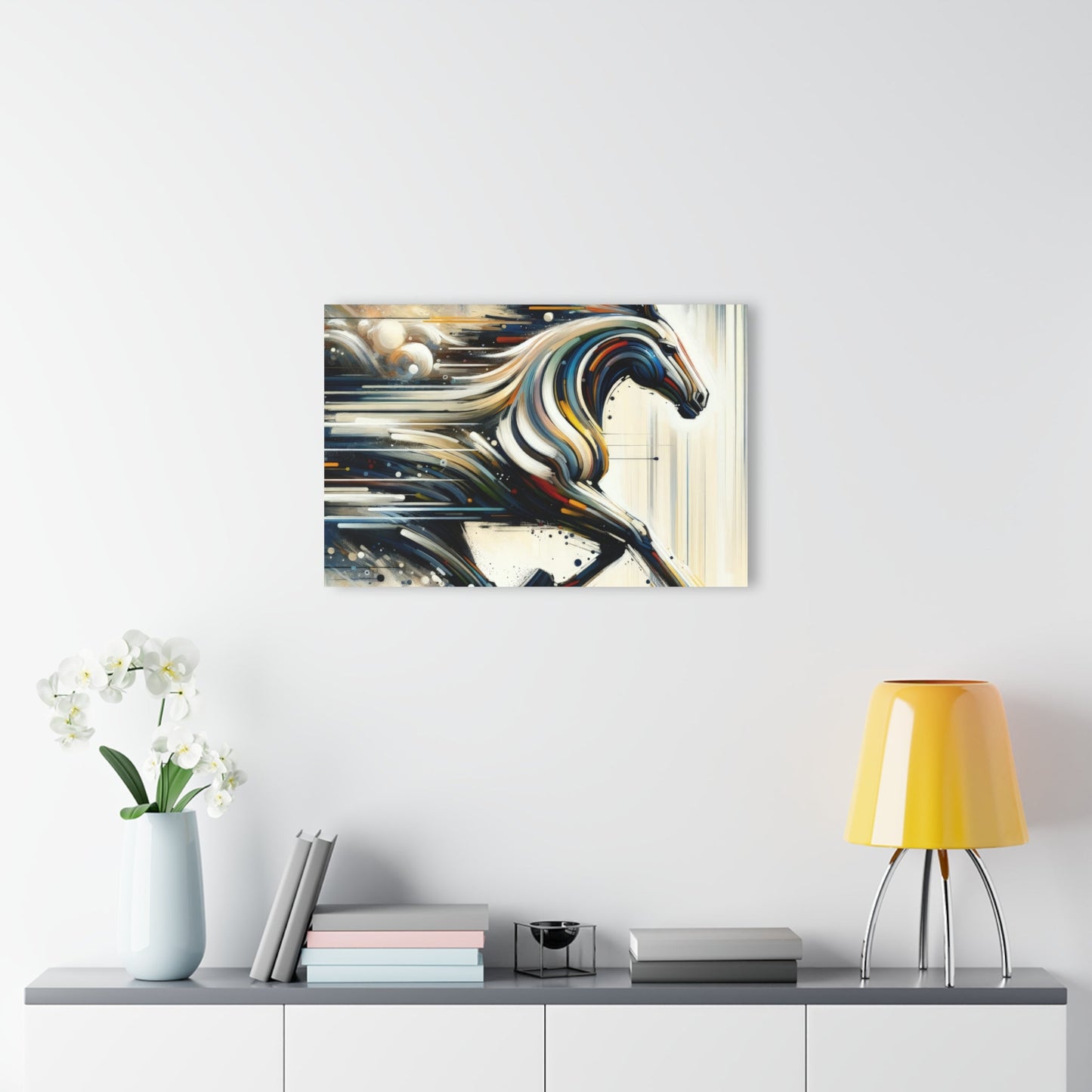 Hyperlinked Horsepower Gallop Acrylic Prints (French Cleat Hanging) - ATUH.ART