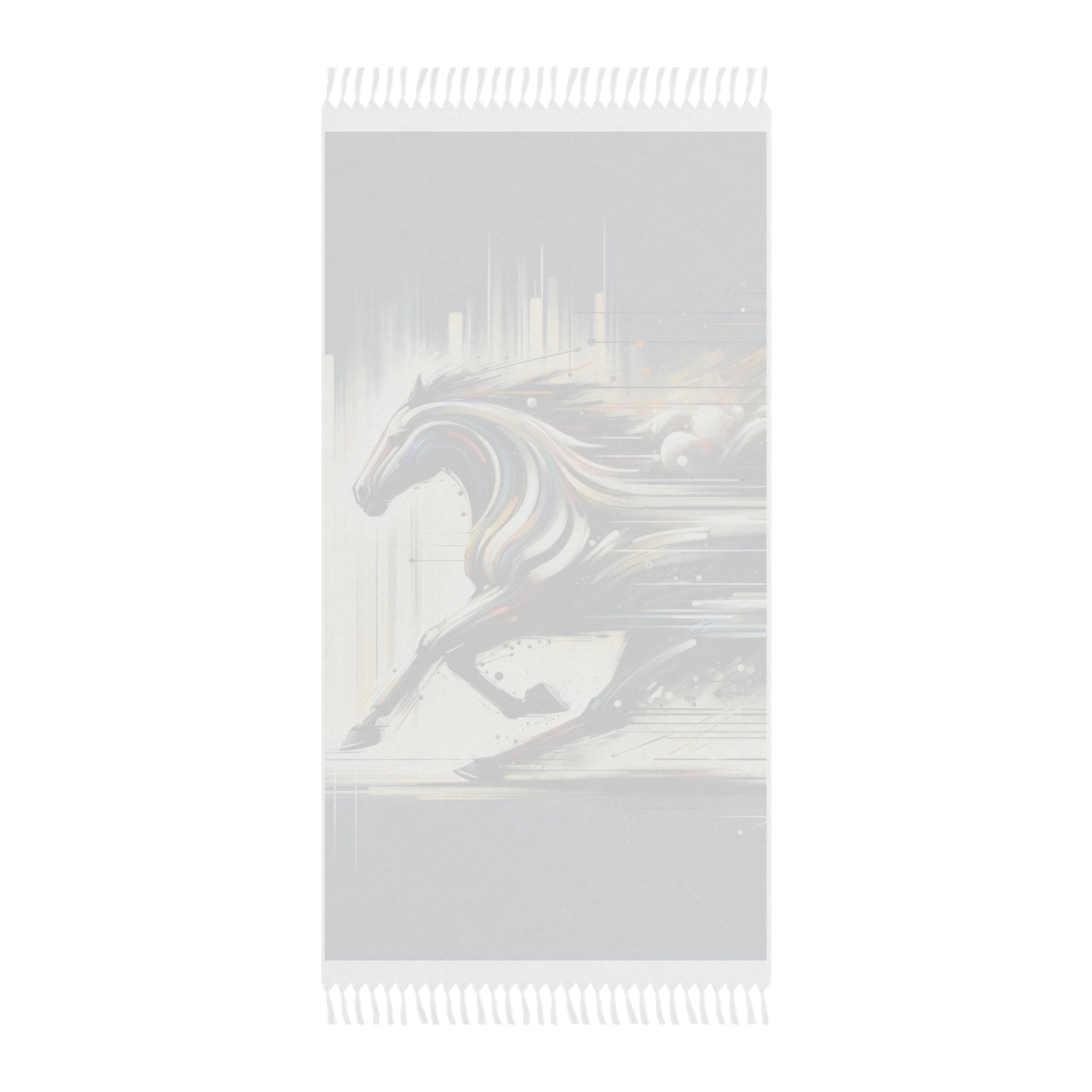 Hyperlinked Horsepower Gallop Boho Beach Cloth - ATUH.ART