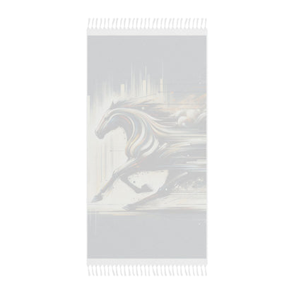 Hyperlinked Horsepower Gallop Boho Beach Cloth - ATUH.ART