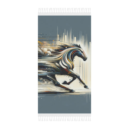 Hyperlinked Horsepower Gallop Boho Beach Cloth - ATUH.ART