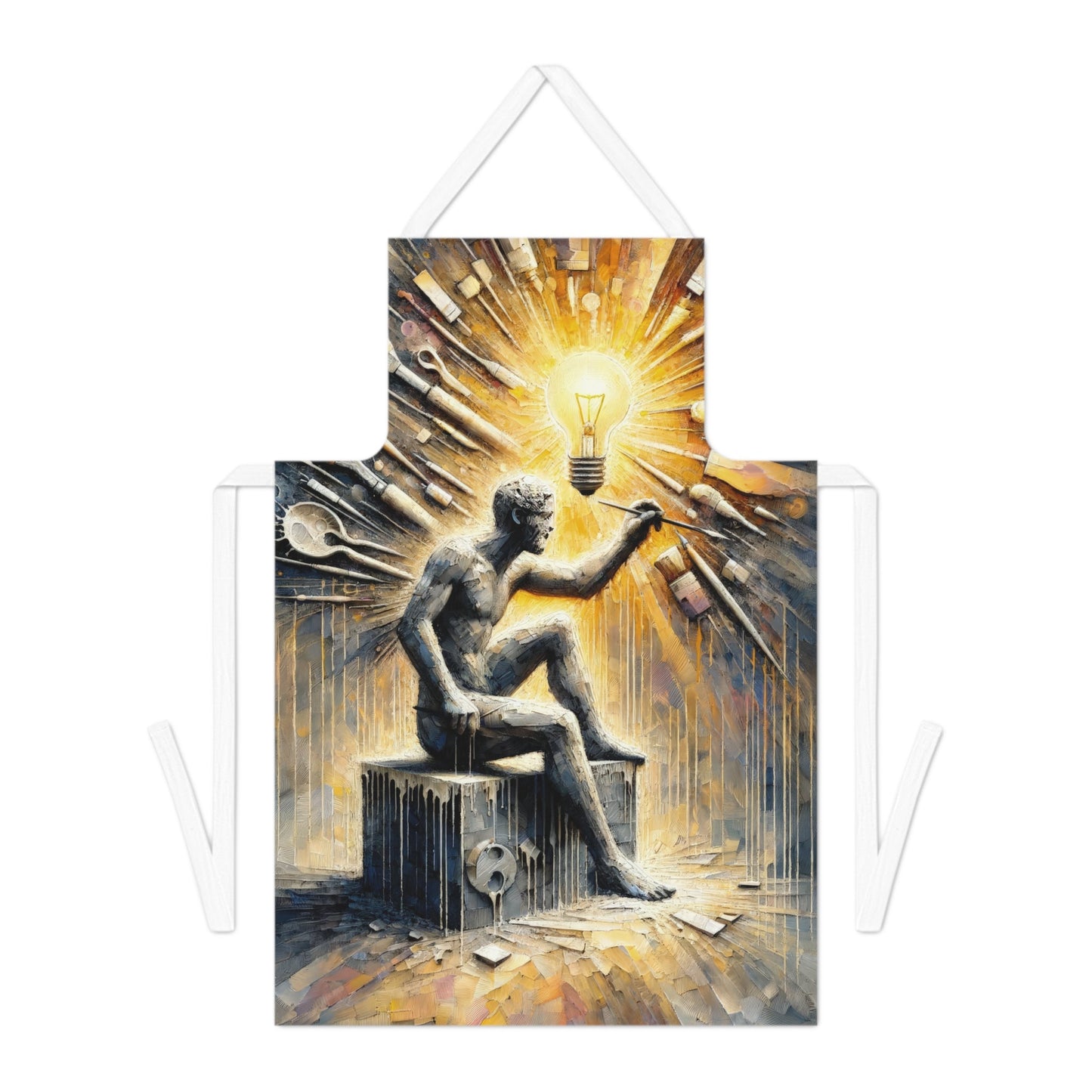 Idea Sculptor Genesis Adult Apron (AOP) - ATUH.ART