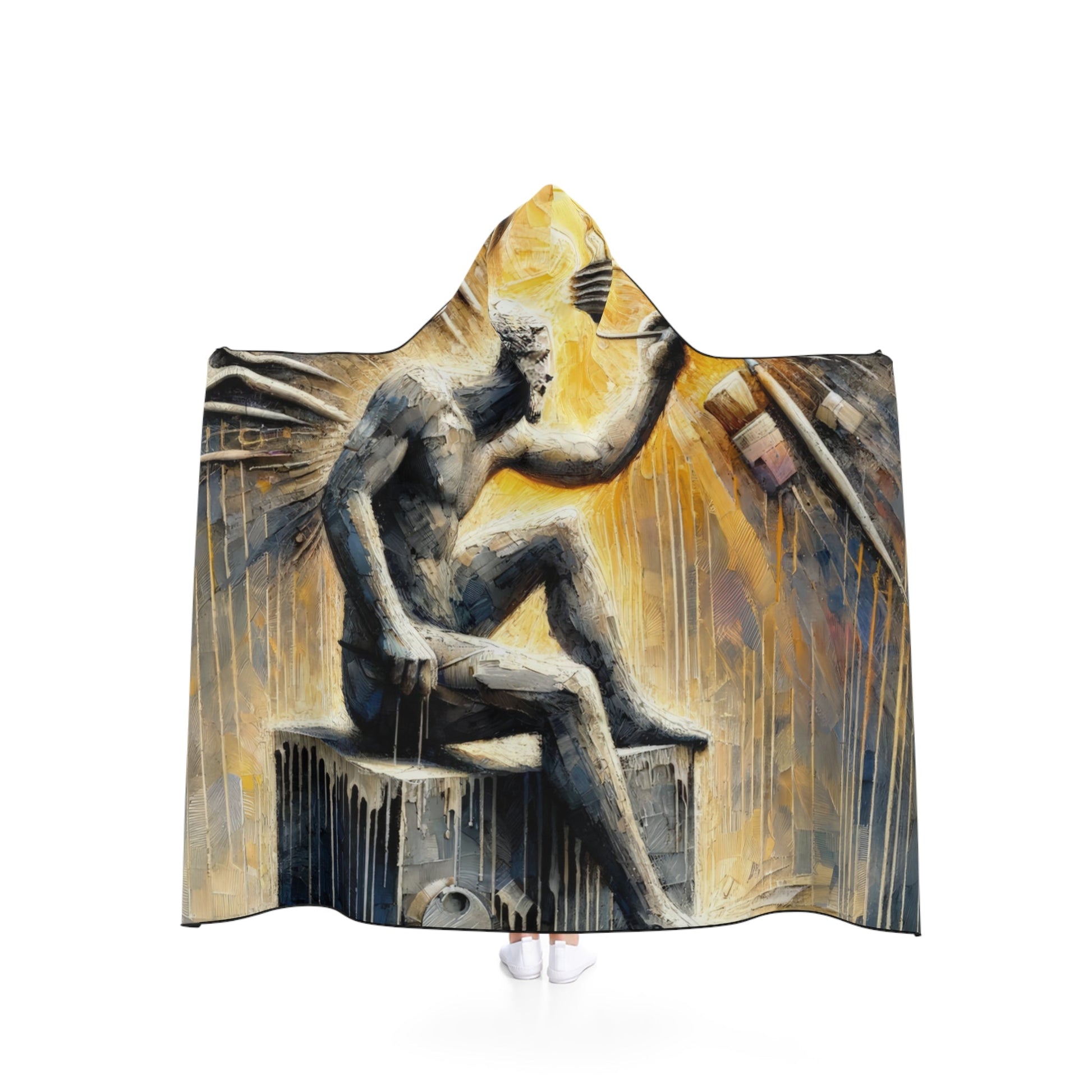 Idea Sculptor Genesis Hooded Blanket - ATUH.ART