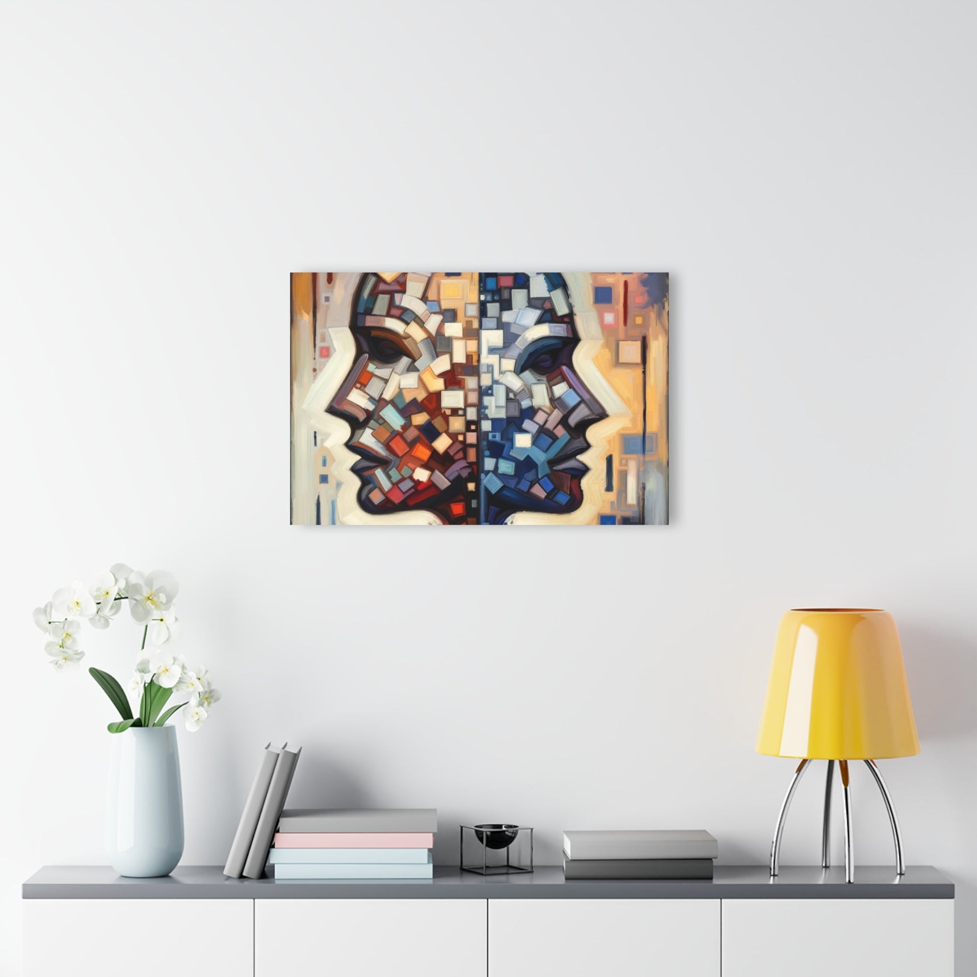 Identity Tachism Intersection Acrylic Prints (French Cleat Hanging) - ATUH.ART