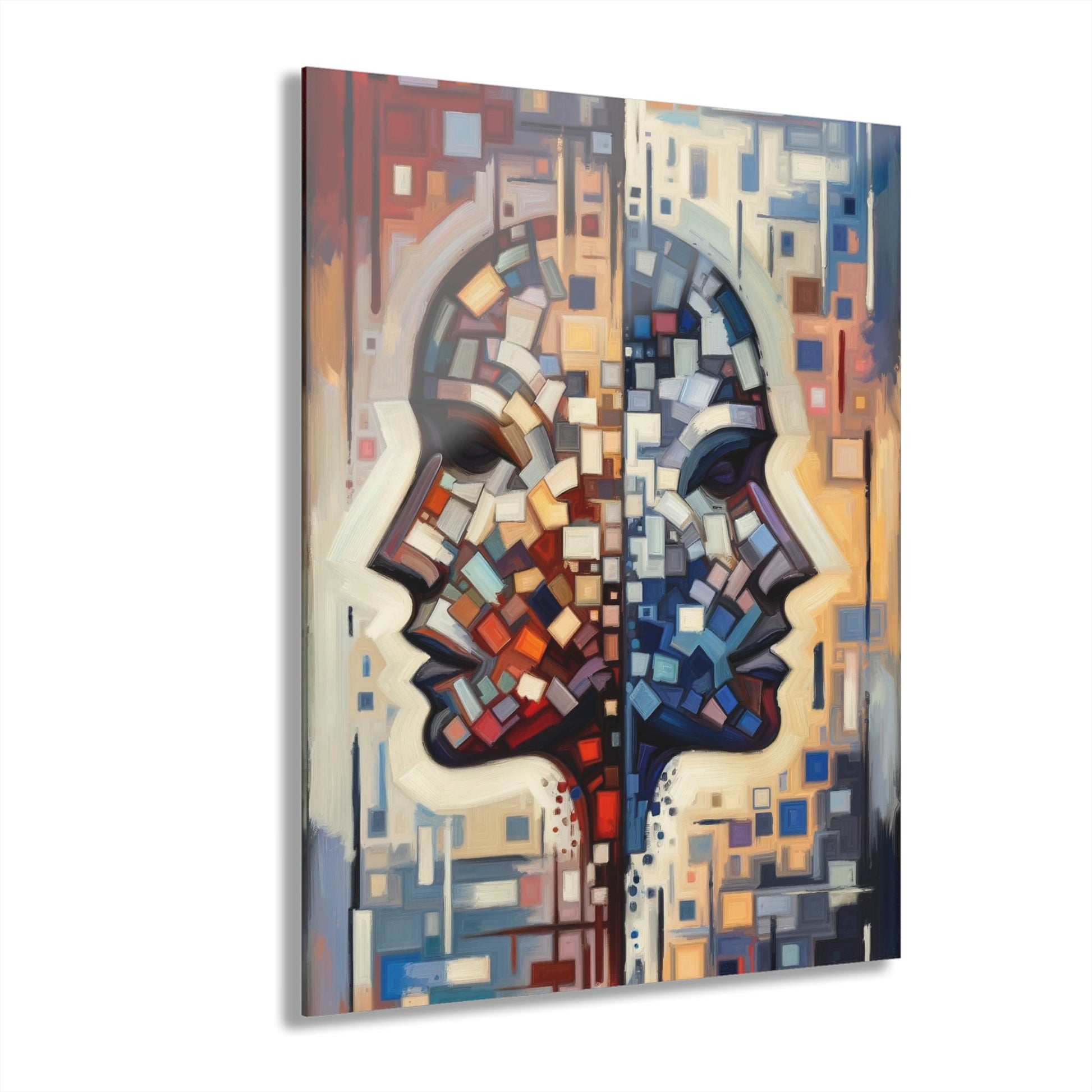 Identity Tachism Intersection Acrylic Prints (French Cleat Hanging) - ATUH.ART