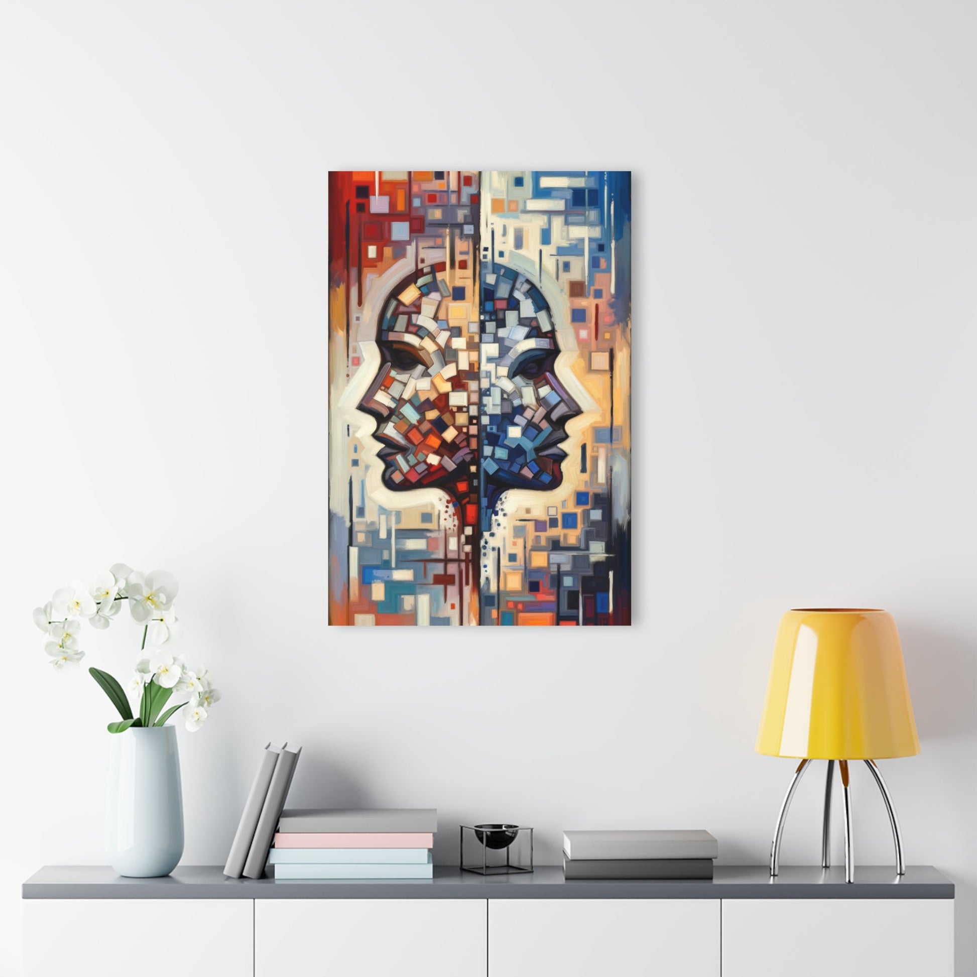 Identity Tachism Intersection Acrylic Prints (French Cleat Hanging) - ATUH.ART