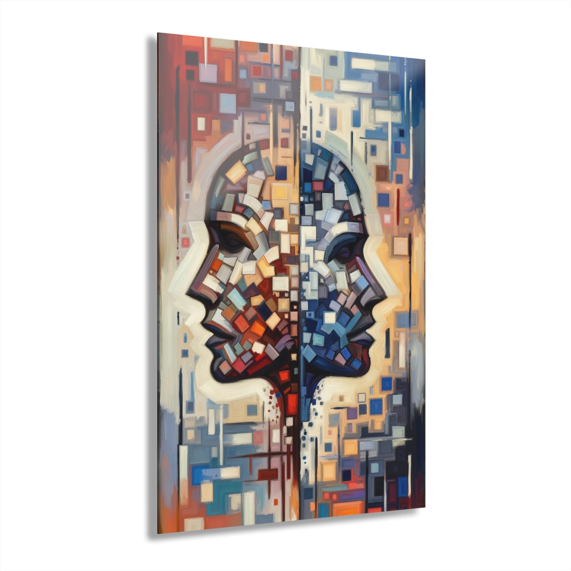 Identity Tachism Intersection Acrylic Prints (French Cleat Hanging) - ATUH.ART
