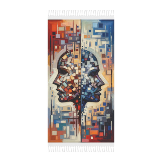 Identity Tachism Intersection Boho Beach Cloth - ATUH.ART