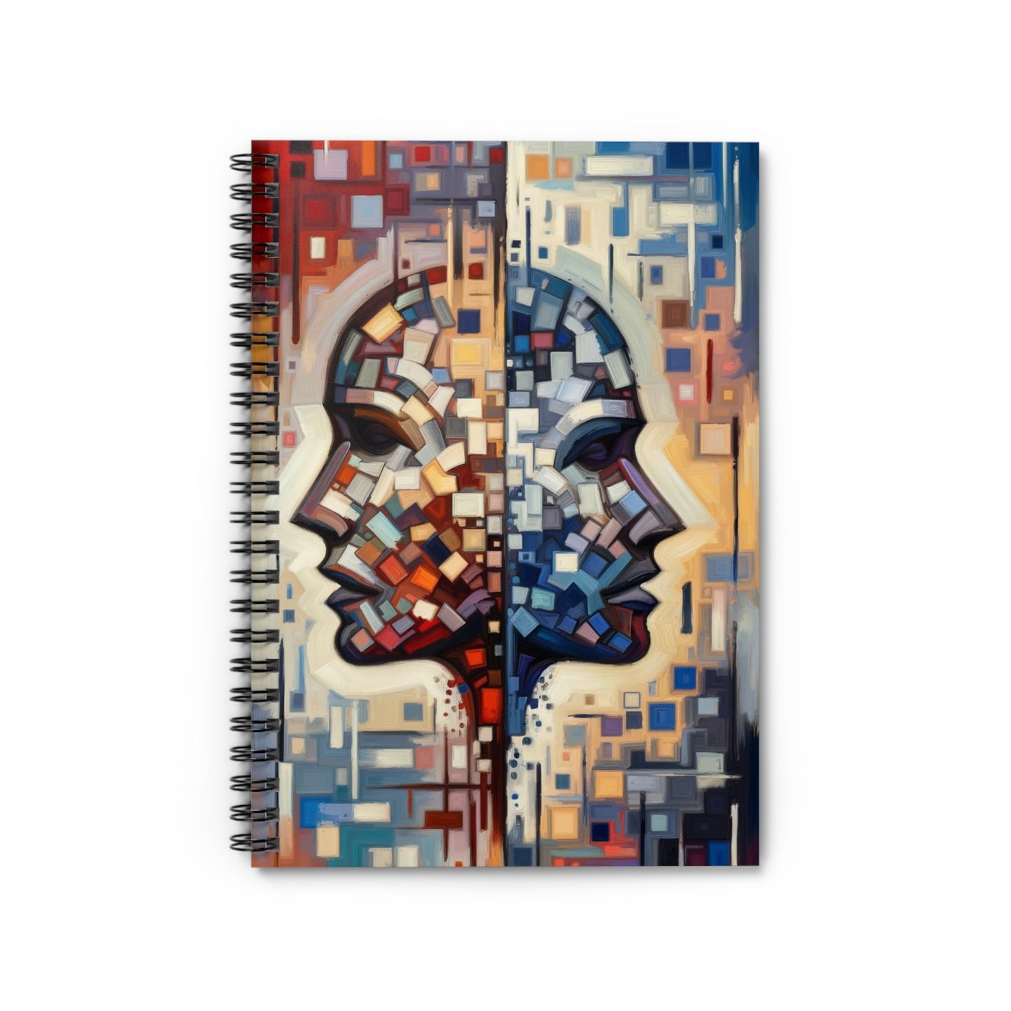 Identity Tachism Intersection Spiral Notebook - Ruled Line - ATUH.ART