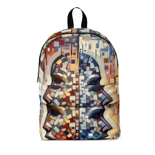 Identity Tachism Intersection Unisex Classic Backpack - ATUH.ART