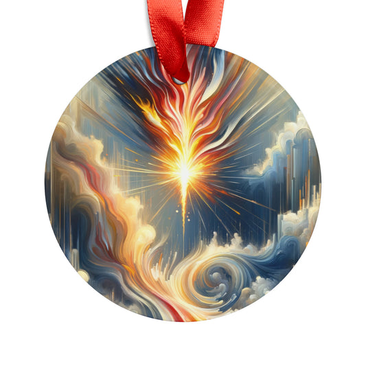 Ignite Spark Transformation Acrylic Ornament with Ribbon - ATUH.ART