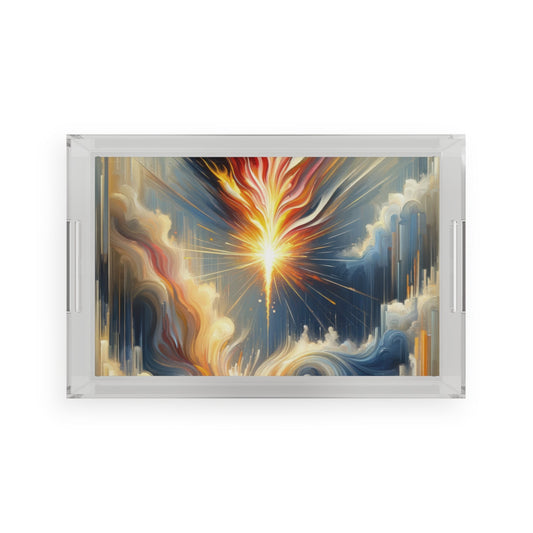 Ignite Spark Transformation Acrylic Serving Tray - ATUH.ART