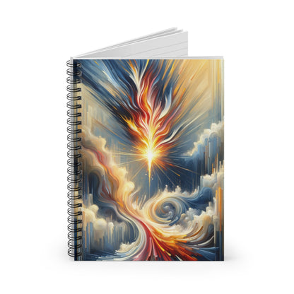 Ignite Spark Transformation Spiral Notebook - Ruled Line - ATUH.ART