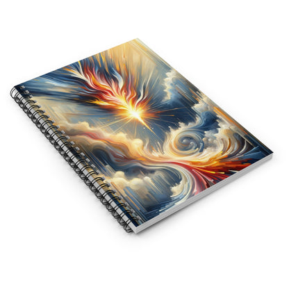 Ignite Spark Transformation Spiral Notebook - Ruled Line - ATUH.ART