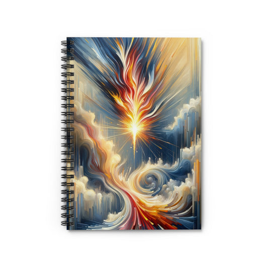 Ignite Spark Transformation Spiral Notebook - Ruled Line - ATUH.ART