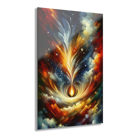 Igniting Transformational Currents Acrylic Prints (French Cleat Hanging) - ATUH.ART