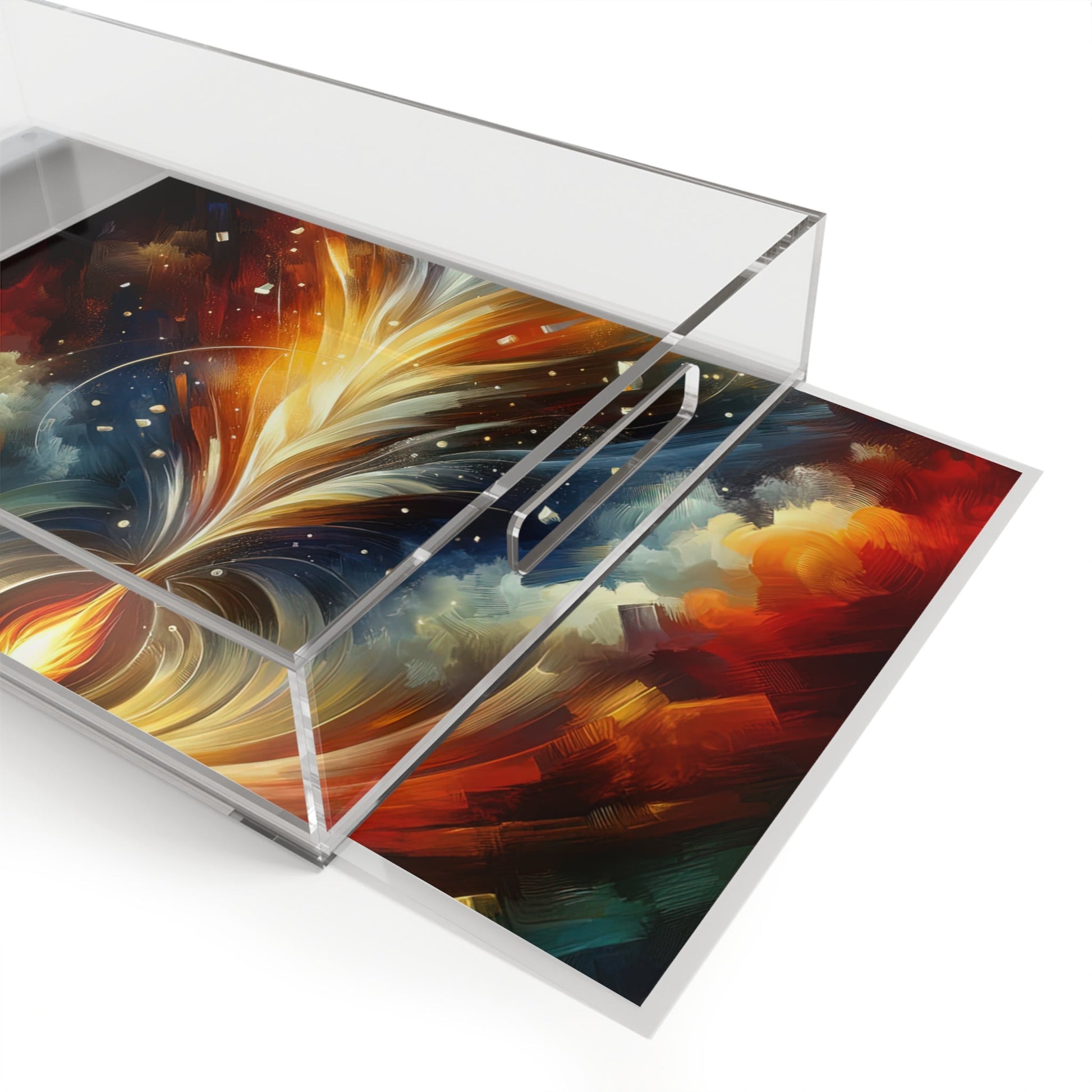 Igniting Transformational Currents Acrylic Serving Tray - ATUH.ART