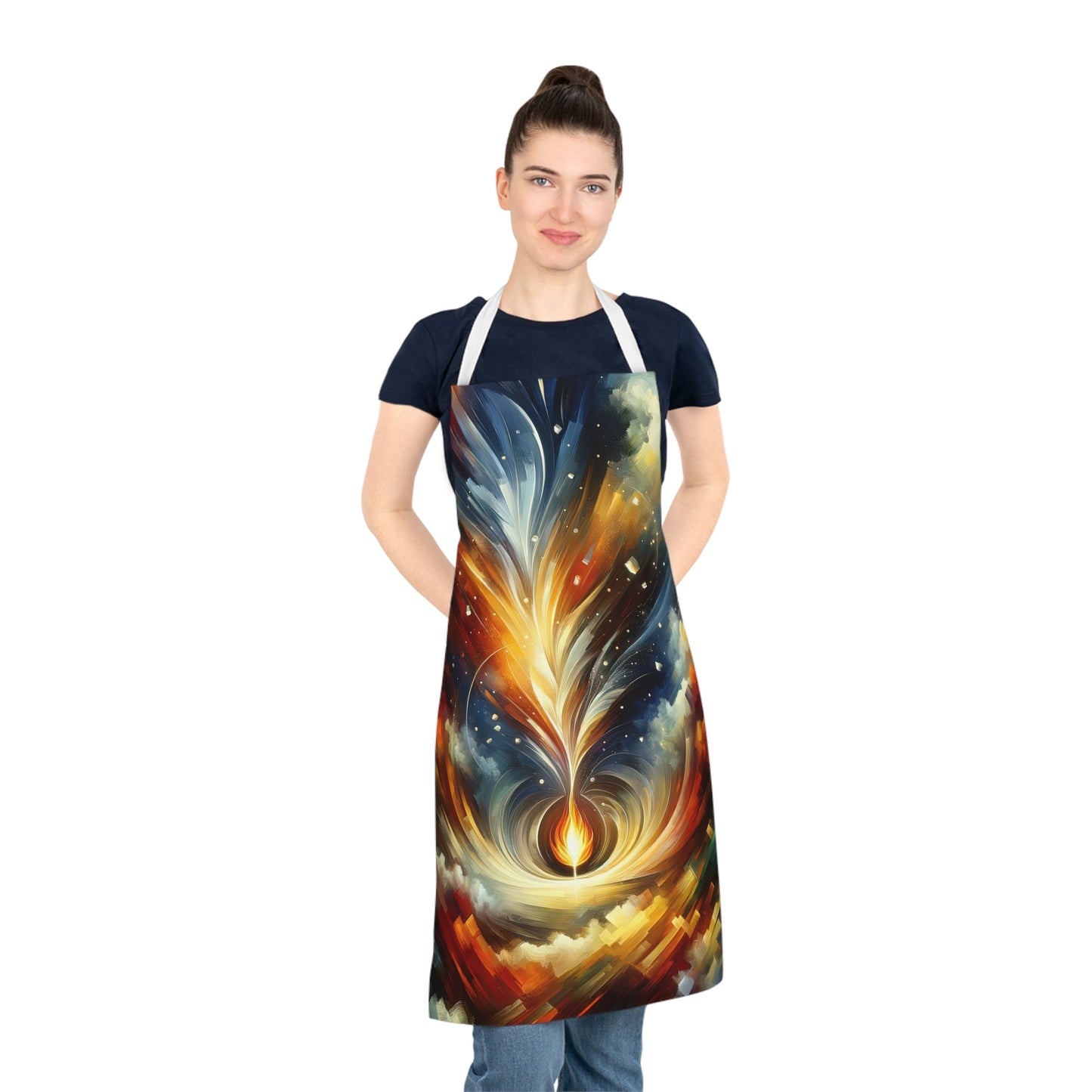 Igniting Transformational Currents Adult Apron (AOP) - ATUH.ART
