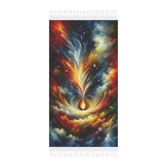 Igniting Transformational Currents Boho Beach Cloth - ATUH.ART