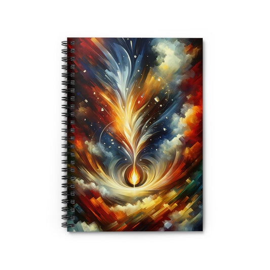 Igniting Transformational Currents Spiral Notebook - Ruled Line - ATUH.ART