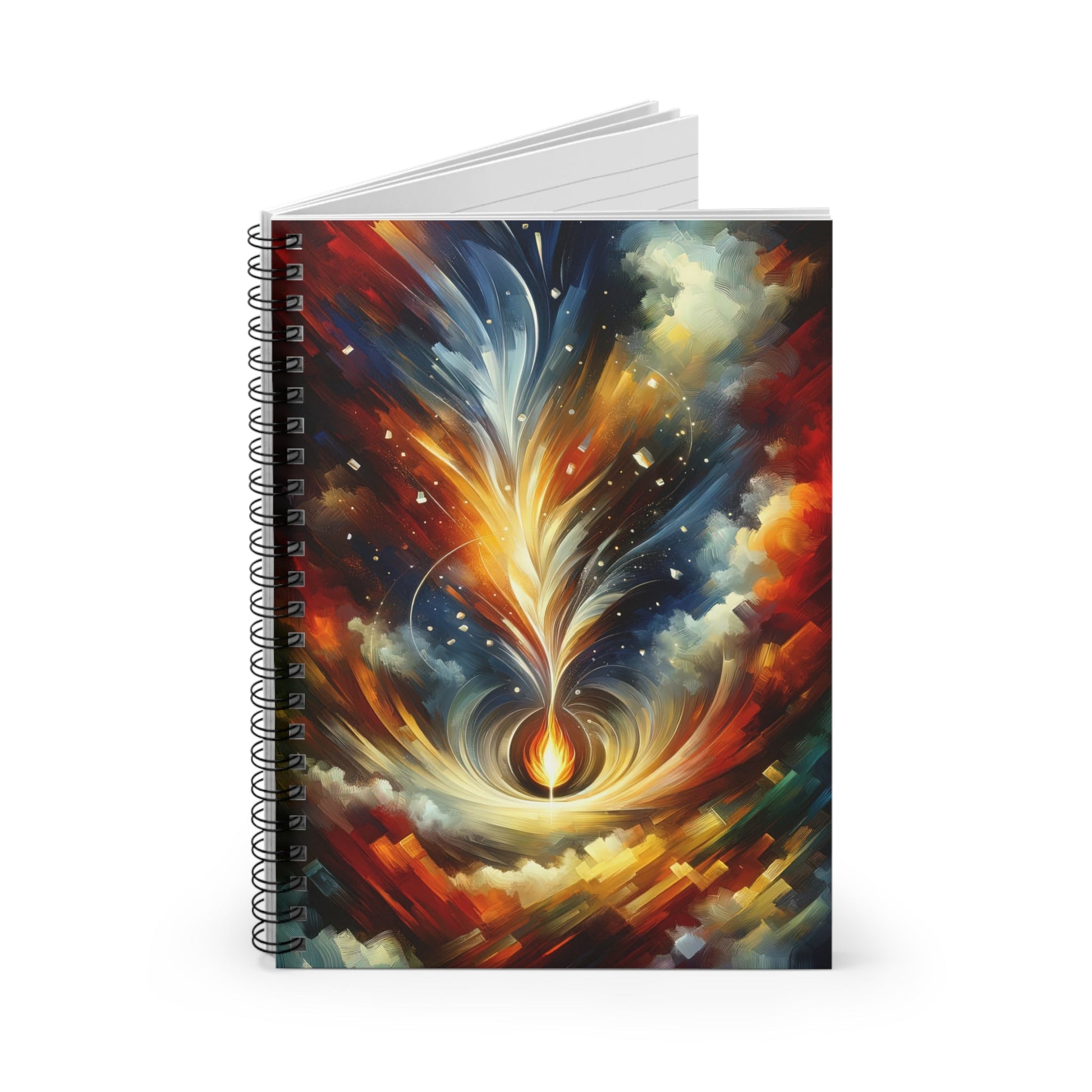 Igniting Transformational Currents Spiral Notebook - Ruled Line - ATUH.ART