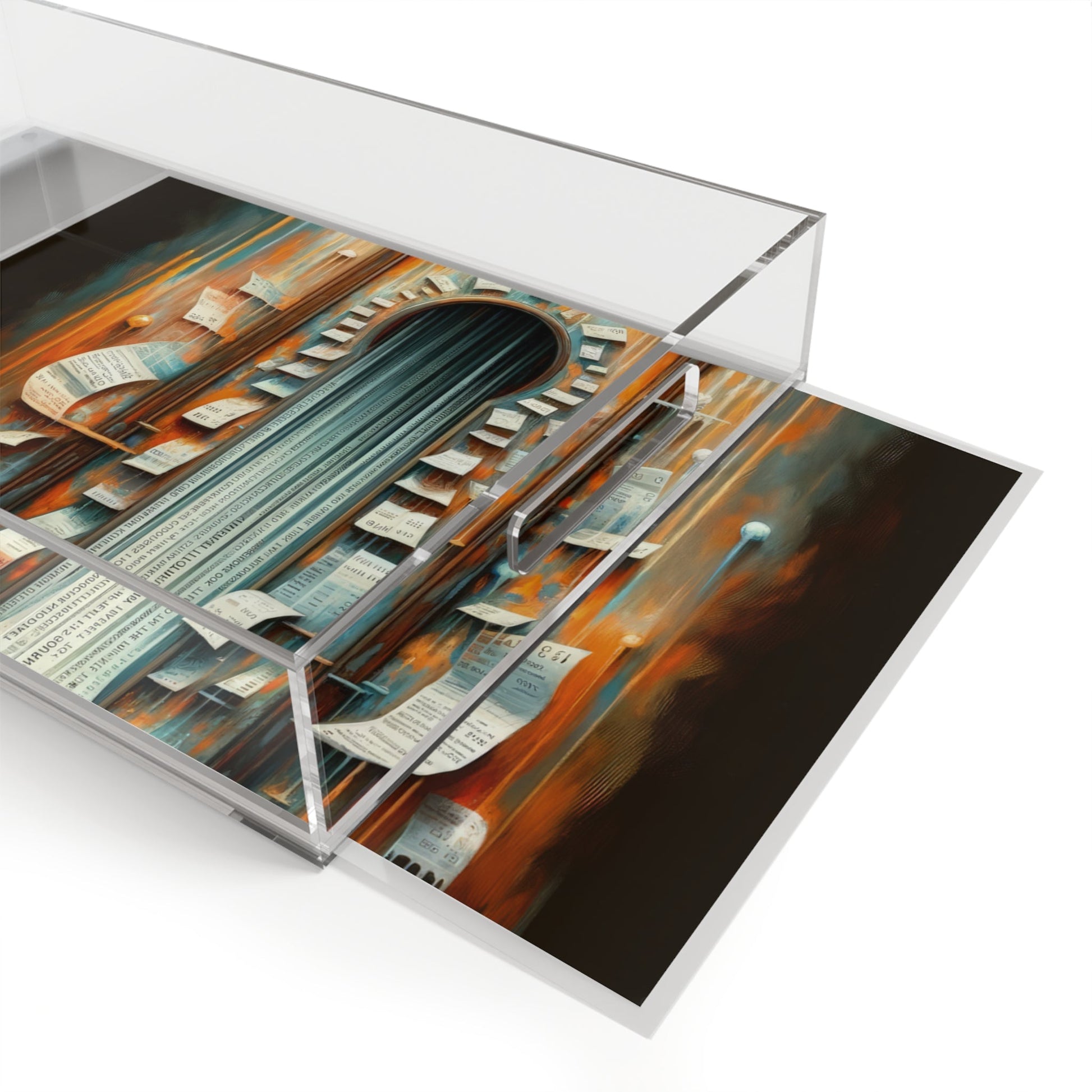 Illuminated Truths Mirror Acrylic Serving Tray - ATUH.ART