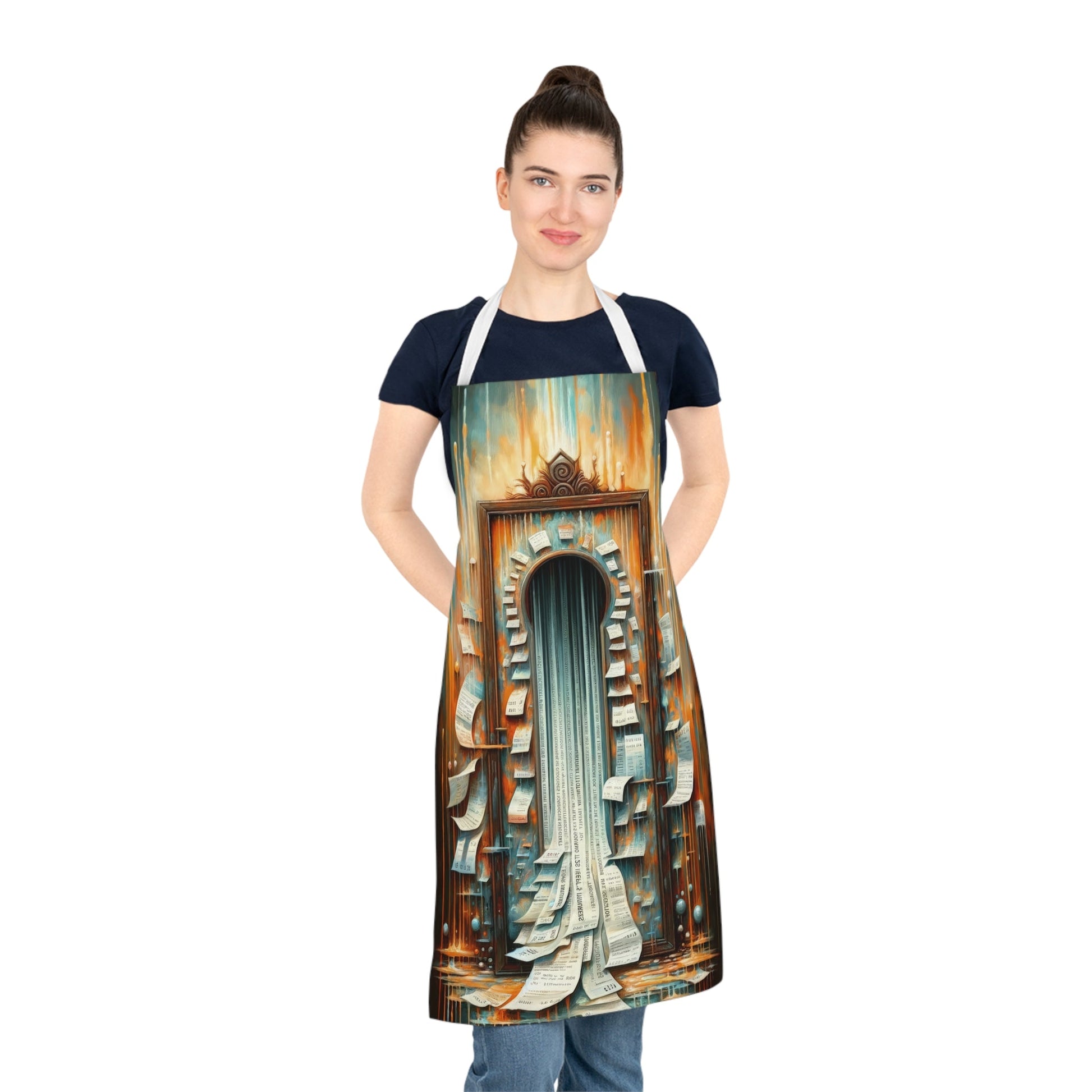 Illuminated Truths Mirror Adult Apron (AOP) - ATUH.ART