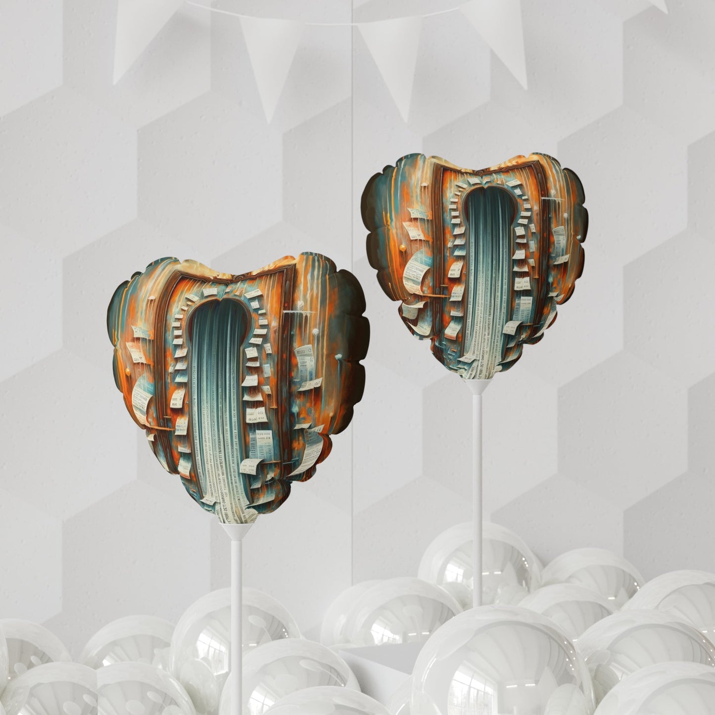 Illuminated Truths Mirror Balloon (Round and Heart-shaped), 11" - ATUH.ART