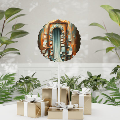Illuminated Truths Mirror Balloon (Round and Heart-shaped), 11" - ATUH.ART
