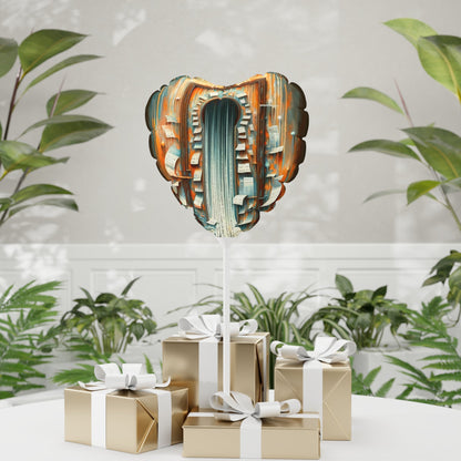 Illuminated Truths Mirror Balloon (Round and Heart-shaped), 11" - ATUH.ART