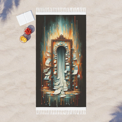 Illuminated Truths Mirror Boho Beach Cloth - ATUH.ART