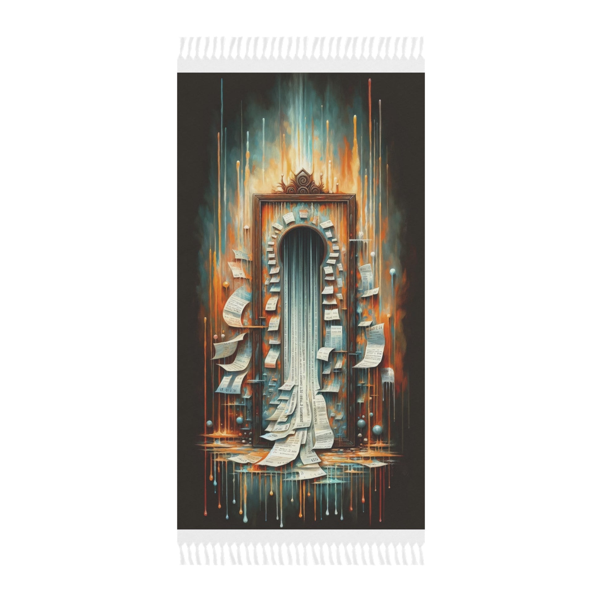 Illuminated Truths Mirror Boho Beach Cloth - ATUH.ART