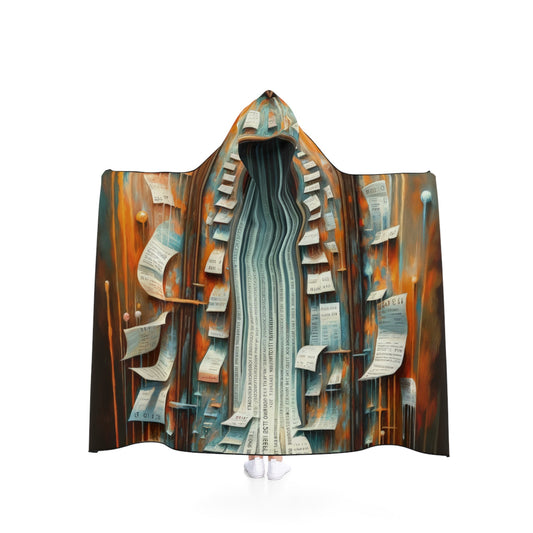 Illuminated Truths Mirror Hooded Blanket - ATUH.ART