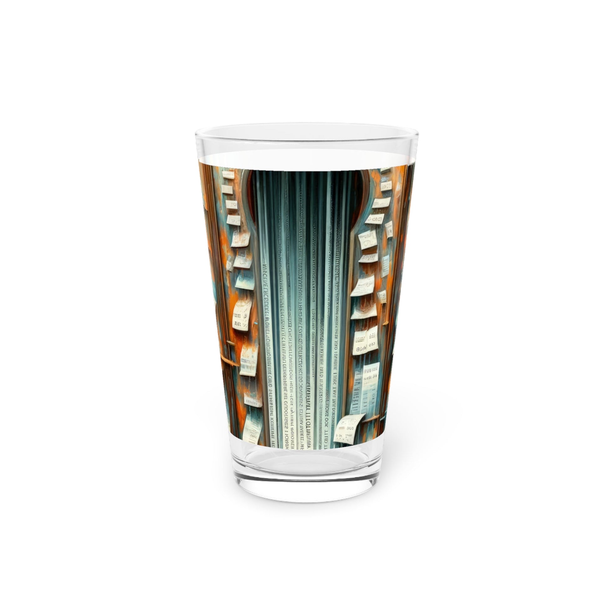 Illuminated Truths Mirror Pint Glass, 16oz - ATUH.ART