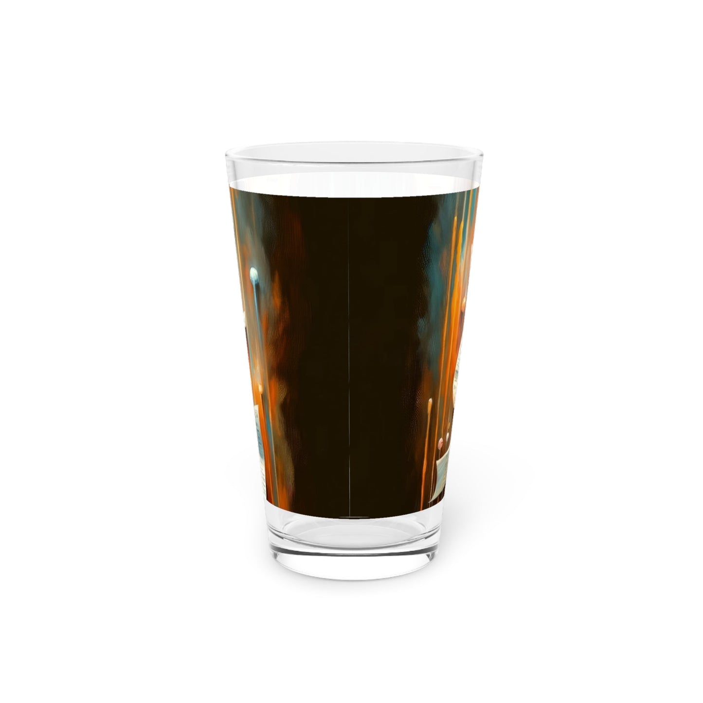 Illuminated Truths Mirror Pint Glass, 16oz - ATUH.ART