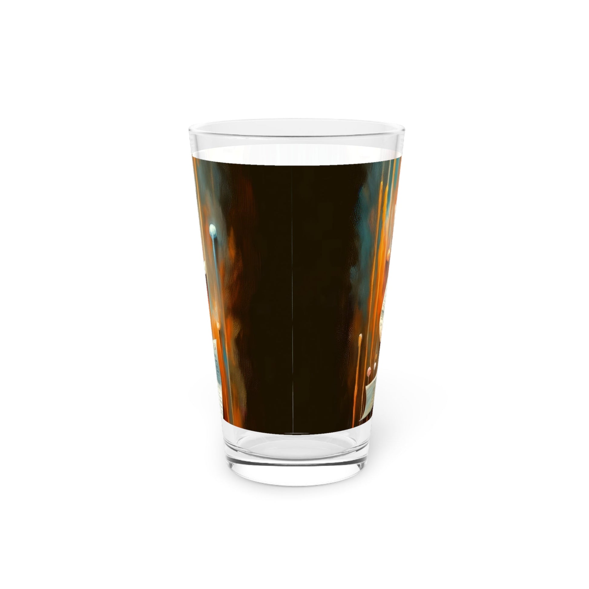 Illuminated Truths Mirror Pint Glass, 16oz - ATUH.ART