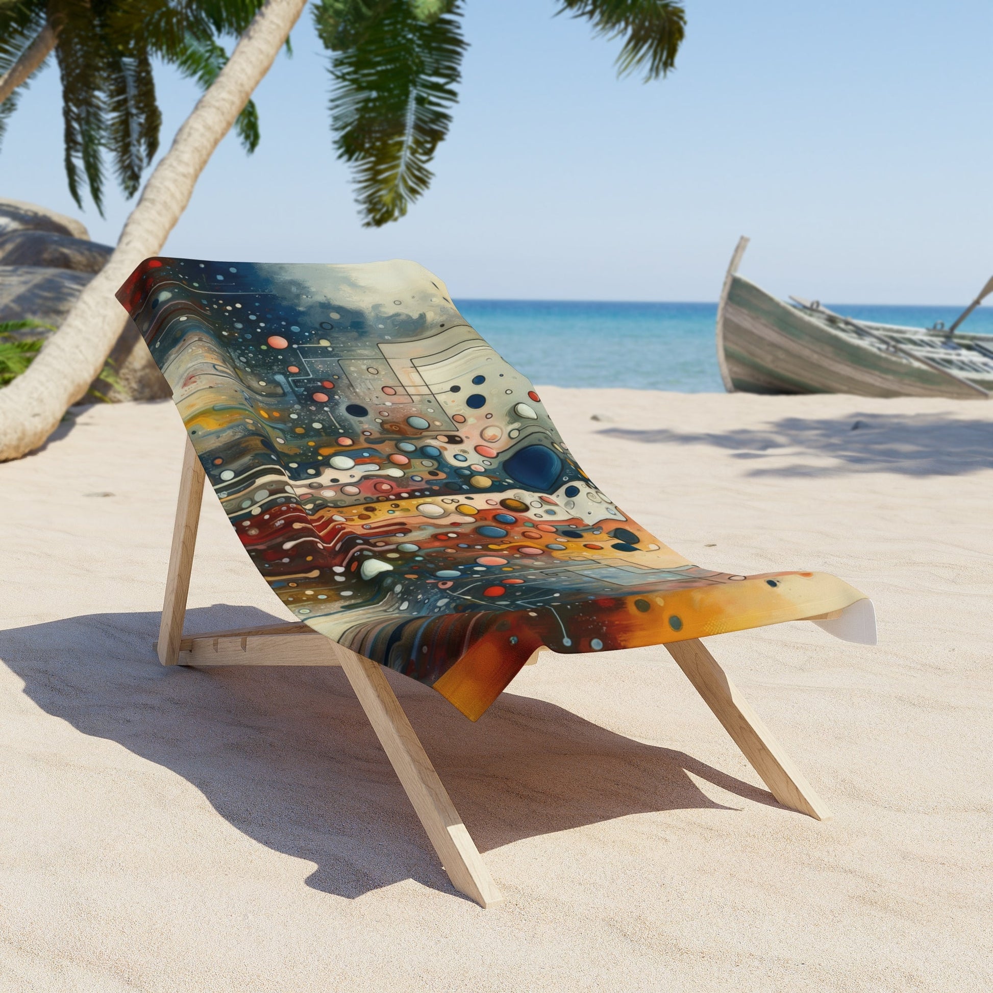 Illusive Division Mirage Beach Towel - ATUH.ART