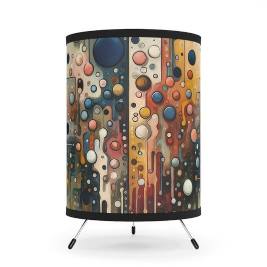 Illusive Division Mirage Tripod Lamp with High-Res Printed Shade, US\CA plug - ATUH.ART