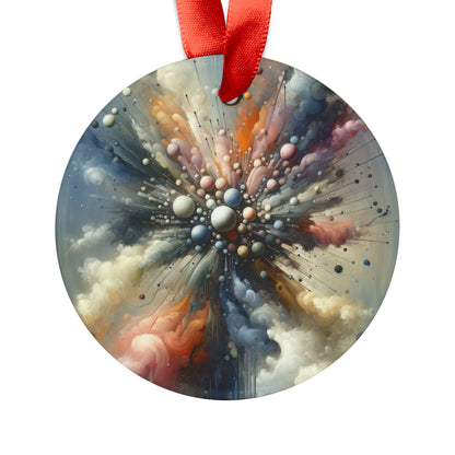 Impactful Deeds Ripple Acrylic Ornament with Ribbon - ATUH.ART