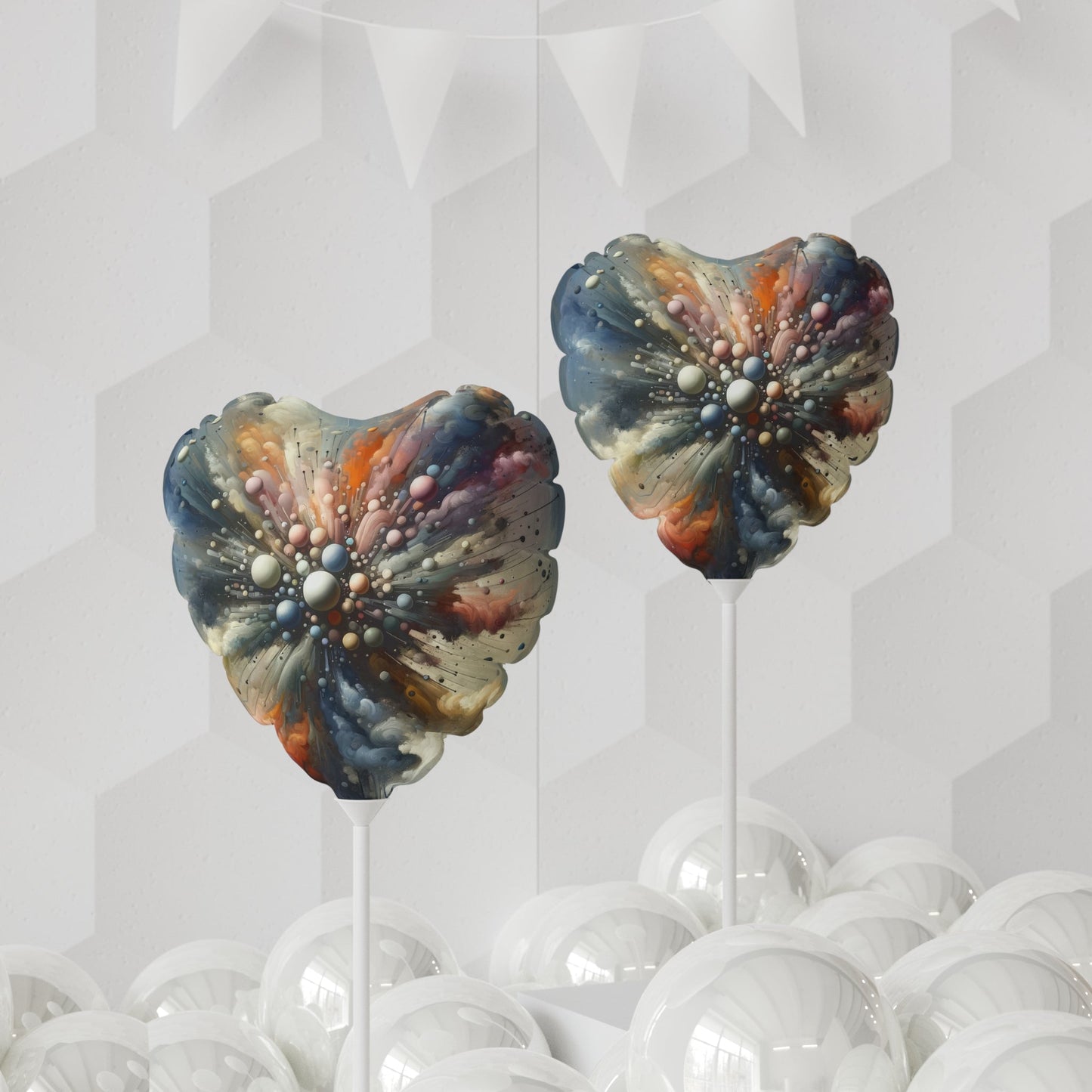 Impactful Deeds Ripple Balloon (Round and Heart-shaped), 11" - ATUH.ART