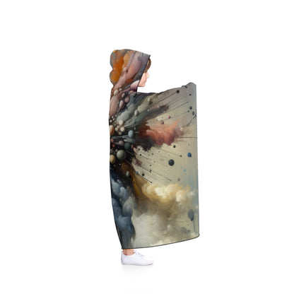 Impactful Deeds Ripple Hooded Blanket - ATUH.ART